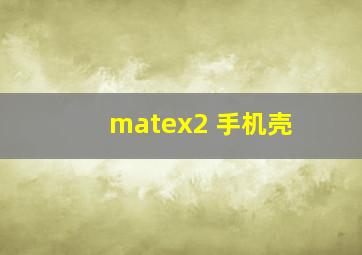 matex2 手机壳